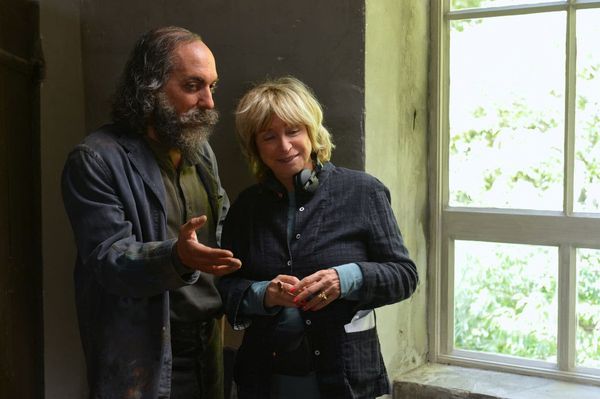 Guillaume Gallienne as the older Cézanne with director Danièle Thompson: 'It was a journey of discovery: I had no idea that Cézanne originally wanted to be a writer and Zola wanted to be a painter'